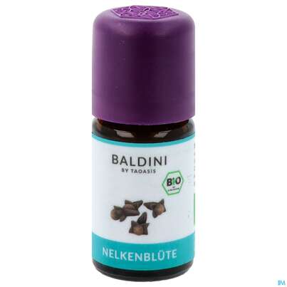 Sie sehen eine Packung Taoasis Baldini Bioaroma Nelkenbluete 5ml, Produktbild: 01 Taoasis Baldini Bioaroma Nelkenbluete 5ml, A-Nr.: 4621207 - 01