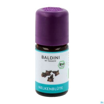 Sie sehen eine Packung Taoasis Baldini Bioaroma Nelkenbluete 5ml, Produktbild: 02 Taoasis Baldini Bioaroma Nelkenbluete 5ml, A-Nr.: 4621207 - 02
