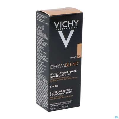 Vichy Dermablend/fluid Make-up 55 Bronze 30ml, A-Nr.: 3044653 - 05