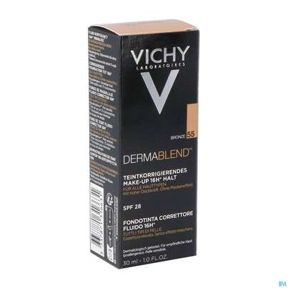 Vichy Dermablend/fluid Make-up 55 Bronze 30ml, A-Nr.: 3044653 - 06