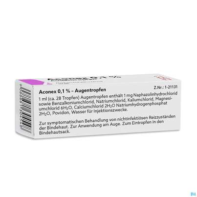 Aconex Augentropfen 10ml, A-Nr.: 1304541 - 07