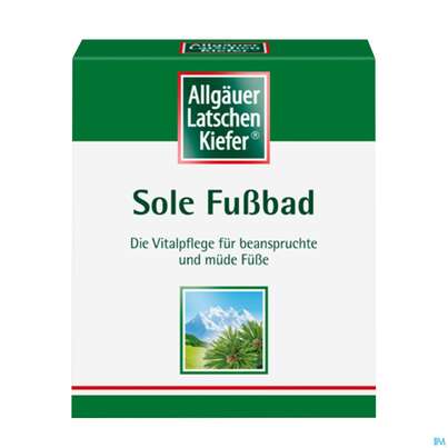 Allgaeuer Latschenkiefer Sole-fussbad 10x10 100g, A-Nr.: 0864574 - 01
