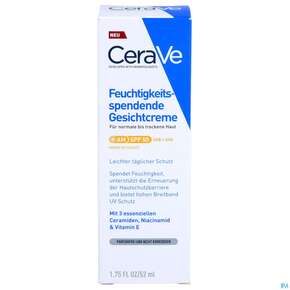 Cerave Feuchtigkeitsspendend Tagescreme Lsf50 52ml, A-Nr.: 5630935 - 01