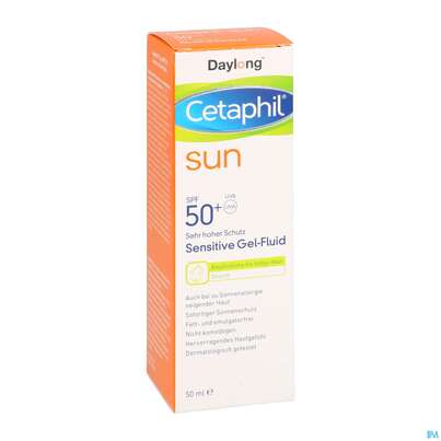 Sonnenprodukte Cetaphil Sun Daylong Sensitive Gel Fluid Sfp50+ 50ml, A-Nr.: 5129744 - 03
