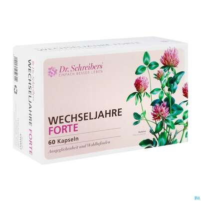 Sie sehen eine Packung Dr.schreibers Wechseljahre Forte 60st, Produktbild: 02 Dr.schreibers Wechseljahre Forte 60st, A-Nr.: 5090746 - 02