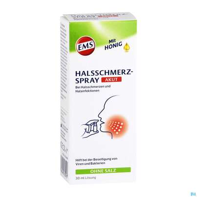 Emser Halsschmerz Spray Akut +honig Ab 6 Jahre Halsschmerz +infektion 30ml, A-Nr.: 4737921 - 04