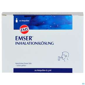 Emser Inhalationslösung Isoton Ampullen/sachet 20st, A-Nr.: 3072483 - 01