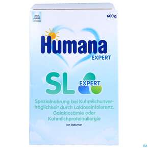 Humana Spezialnahrung Pulver Von/geburt/an Sl Expert Kuhmilchunvertraeglich 600g, A-Nr.: 5417064 - 01