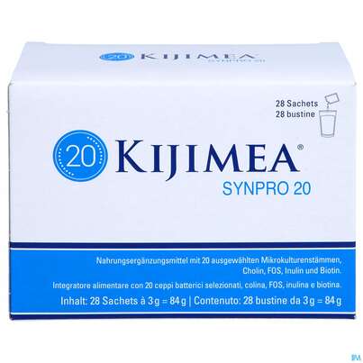 Sie sehen eine Packung Kijimea Synpro 20 28st, Produktbild: 01 Kijimea Synpro 20 28st, A-Nr.: 4841707 - 01