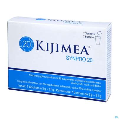 Sie sehen eine Packung Kijimea Synpro 20 7st, Produktbild: 02 Kijimea Synpro 20 7st, A-Nr.: 4841682 - 02