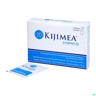 Sie sehen eine Packung Kijimea Synpro 20 7st, Produktbild: 04 Kijimea Synpro 20 7st, A-Nr.: 4841682 - 04