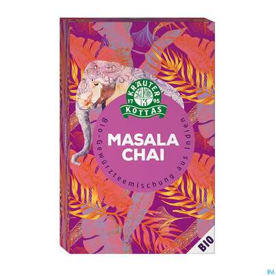 Sie sehen eine Packung Kottas Tee Masala Chai 20st, Produktbild: 01 Kottas Tee Masala Chai 20st, A-Nr.: 3886501 - 01