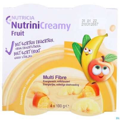 Sie sehen eine Packung Nutrini/creamy Fruit 100g Becher Sommerfruechte 48st, Produktbild: 01 Nutrini/creamy Fruit 100g Becher Sommerfruechte 48st, A-Nr.: 4264322 - 01