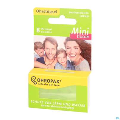 Ohrenschutz Ohropax Silicon g.laerm/wasser/wind Mini 8st, A-Nr.: 4392184 - 02