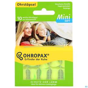 Ohrenschutz Ohropax Schaumstoffstoepsel Soft Mini 5 Paa 10st, A-Nr.: 4310648 - 01