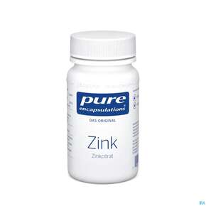 Pure Encapsulations Zink (zinkcitrat) 60 Kapseln, A-Nr.: 3408061 - 01