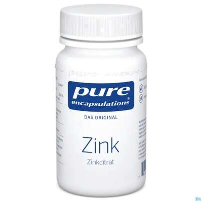 Pure Encapsulations Zink (zinkcitrat) 60 Kapseln, A-Nr.: 3408061 - 02