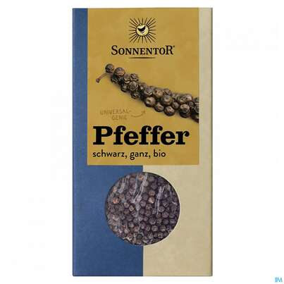 Sonnentor Bio Pfeffer Schwarz Ganz 00880 55g, A-Nr.: 5228044 - 02