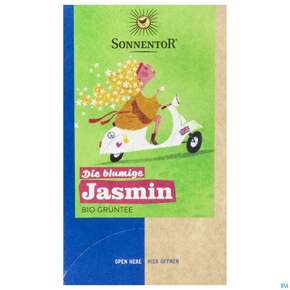 Sonnentor Gruener Tee Bio Jasmin Beutel 02223 18st, A-Nr.: 4307764 - 01