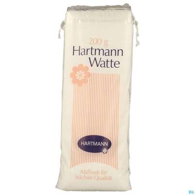Sie sehen eine Packung Verbandwatte Baumwolle/100% -hartmann 200g, Produktbild: 01 Verbandwatte Baumwolle/100% -hartmann 200g, A-Nr.: 0691949 - 01