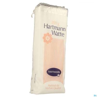 Sie sehen eine Packung Verbandwatte Baumwolle/100% -hartmann 200g, Produktbild: 02 Verbandwatte Baumwolle/100% -hartmann 200g, A-Nr.: 0691949 - 02