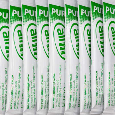 all in® PURE WHEY Protein Pulver STICKS (100 x 5 g), A-Nr.: 5882298 - 01