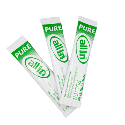 all in® PURE WHEY Protein Pulver STICKS (100 x 5 g), A-Nr.: 5882298 - 03