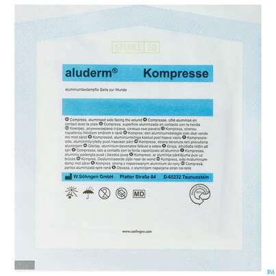 Kompressen Aluderm Einzeln Steril 10x 15cm 1st, A-Nr.: 0910305 - 01