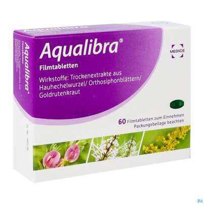 Sie sehen eine Packung Aqualibra Filmtabl 60st, Produktbild: 02 Aqualibra Filmtabl 60st, A-Nr.: 5505897 - 02