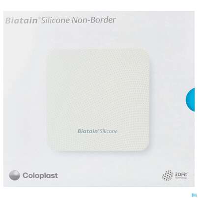 Schaumverband Biatain Silicone Nonborder Ohne Haftrand 10x10cm 10st, A-Nr.: 5290511 - 01