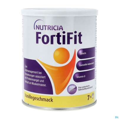 Sie sehen eine Packung Fortifit 280g Dose Vanille 1st, Produktbild: 02 Fortifit 280g Dose Vanille 1st, A-Nr.: 3811087 - 02