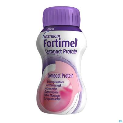 Fortimel/compact/protein 125ml Vitalflasche Erdbeere 4st, A-Nr.: 3948662 - 07