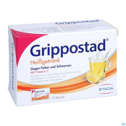 Grippostad Heissgetraenk Pulver Beutel 10st, A-Nr.: 2436730 - 04