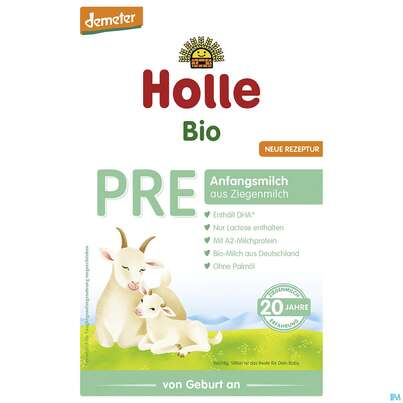 Holle Bio Anfangsmilch Ziege Saeuglingsmilch Dha Pre Demeter 400g, A-Nr.: 5584477 - 04