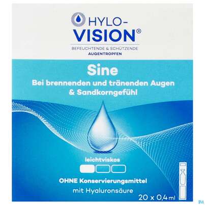 Augentropfen Hylo-vision Sine 0,4ml 20st, A-Nr.: 3829549 - 01