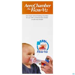 Inhalatoren U.zubehoer Aero Chamber +maske Orange Babies -flow-vu Neu 1st, A-Nr.: 5476434 - 01