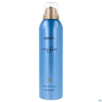 Sie sehen eine Packung Medipharma Cosmetics Home Spa Blue Therapy Duschschaum 200ml, Produktbild: 01 Medipharma Cosmetics Home Spa Blue Therapy Duschschaum 200ml, A-Nr.: 5775941 - 01