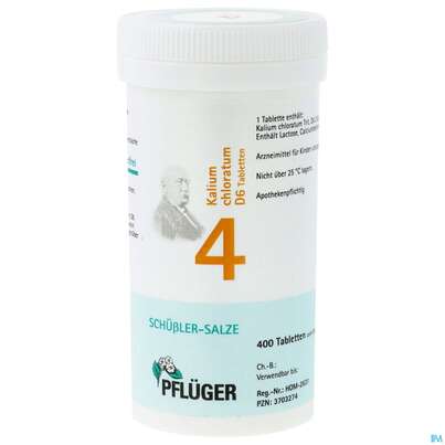 Schuess 4 Kal Chlor D 6 Pflu 100g, A-Nr.: 3703274 - 01