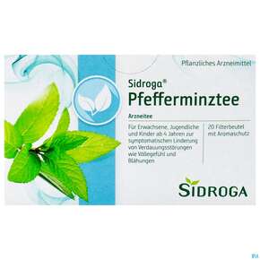 Sidroga Tee Doppelkammerbeutel Pfefferminz 20st, A-Nr.: 2429339 - 01