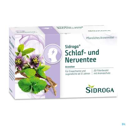 Sidroga Tee Doppelkammerbeutel Schlaf +nerventee 20st, A-Nr.: 3903984 - 03