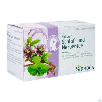 Sidroga Tee Doppelkammerbeutel Schlaf +nerventee 20st, A-Nr.: 3903984 - 02