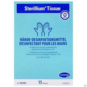 Desinfektionstuecher Sterillium -hartmann 15st, A-Nr.: 3863894 - 01