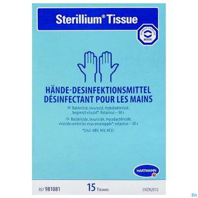 Desinfektionstuecher Sterillium -hartmann 15st, A-Nr.: 3863894 - 01