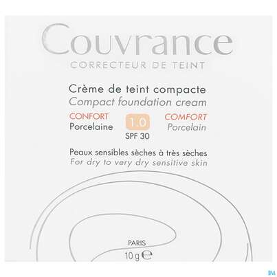 Avène Couvrance Kompakt Creme-make-up Reichhaltig Porzellan 10g, A-Nr.: 1774347 - 01