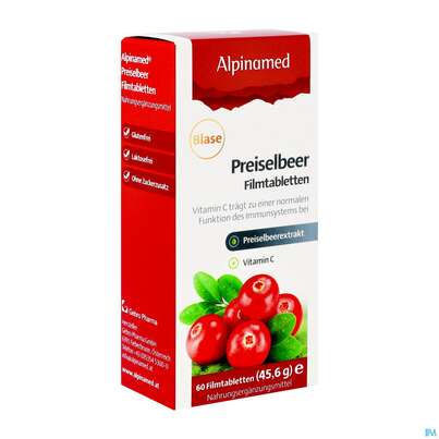 Preiselbeer Filmtabl Alpinamed 60st, A-Nr.: 3141965 - 02