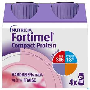 Fortimel/protein 200ml 1,5kcal Erdbeere 4st, A-Nr.: 4303312 - 01