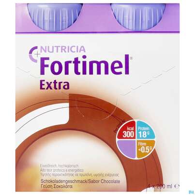 Fortimel/protein 200ml 1,5kcal Schokolade 4st, A-Nr.: 4303401 - 01