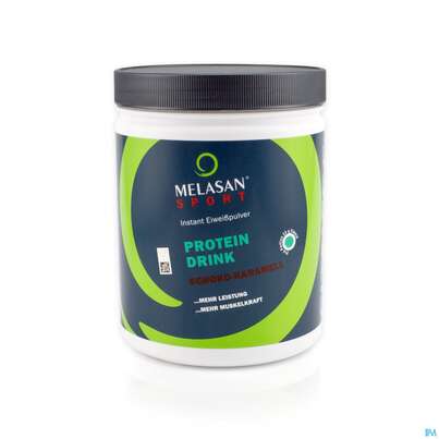 Sie sehen eine Packung Melasan/sport Fitness Drink Protein Schoko Karamell 540g, Produktbild: 03 Melasan/sport Fitness Drink Protein Schoko Karamell 540g, A-Nr.: 4793492 - 03
