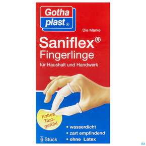 Fingerlinge Gothaplast Saniflex 6st, A-Nr.: 3433403 - 01