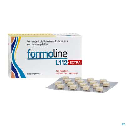 Sie sehen eine Packung Formoline L 112 Extra 128st, Produktbild: 04 Formoline L 112 Extra 128st, A-Nr.: 4728508 - 04